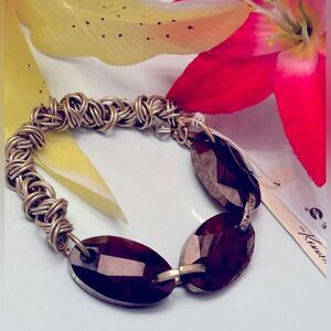 Tags still attached! Kenneth Cole jeweled stretchy bracelet!